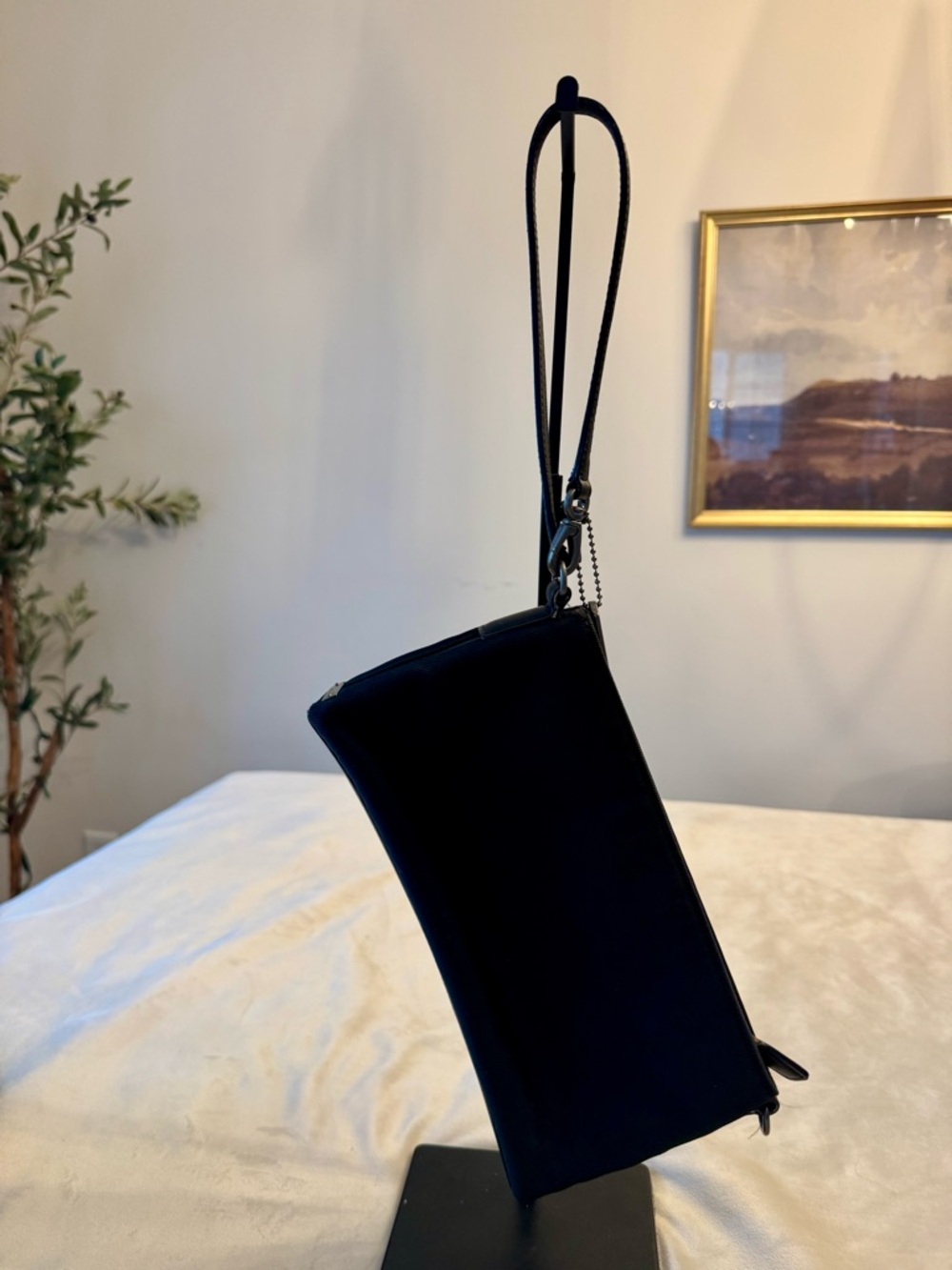 Coach Mercer Demi Hand/Shoulder Bag Convertible to Wristlet Nylon w Leather Trim - Picture 15 of 15